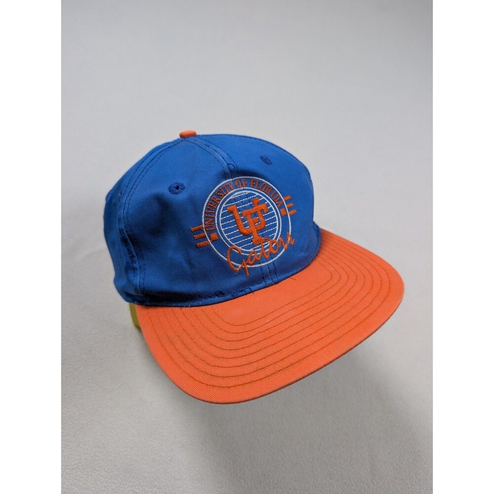 Vintage 90's UF University of Florida Gators Circle Logo Snapback Hat Front Row